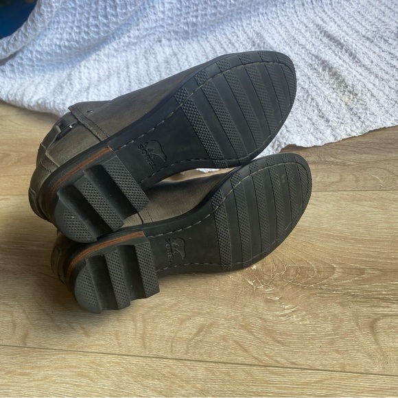 Sorel Lolla ankle boots leather water proof booties size 7.5 - Picture 9 of 13